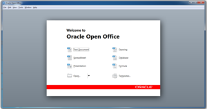 Oracle Open Office 3.3.1 Start Center.png
